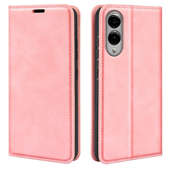 Retro-skin Magnetic Suction Leather Phone Case, For Samsung Galaxy A07 4G, For Samsung Galaxy A17 5G, For Samsung Galaxy S25 Edge 5G, For Samsung Galaxy A06 5G, For Samsung Galaxy A26, For Samsung Galaxy A36, For Samsung Galaxy S25 5G                  ...