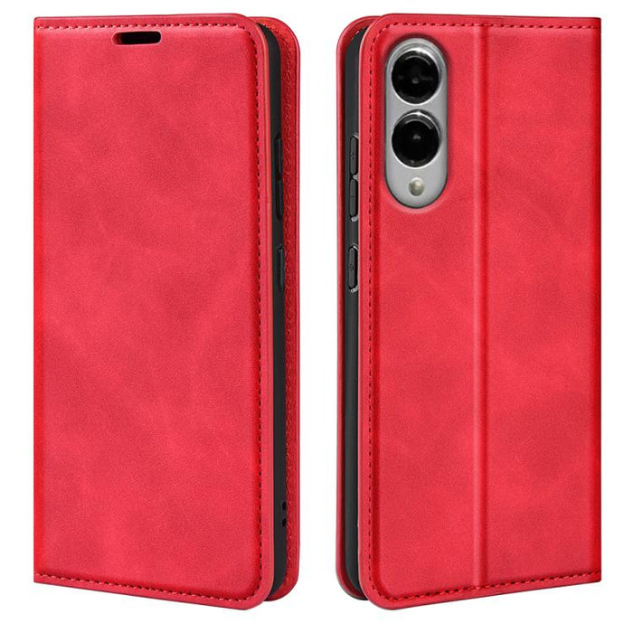 Retro-skin Magnetic Suction Leather Phone Case, For Samsung Galaxy S25 Edge 5G, For Samsung Galaxy A06 5G, For Samsung Galaxy A26, For Samsung Galaxy A36, For Samsung Galaxy S25 5G, For Samsung Galaxy S25+ 5G, For Samsung Galaxy S25 Ultra 5G           ...