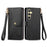 For Samsung Galaxy S24 5G Love Zipper Lanyard Leather Phone Case(Black)