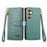 For Samsung Galaxy S24 5G Love Zipper Lanyard Leather Phone Case(Green)
