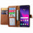 For Samsung Galaxy S24 Ultra 5G Love Zipper Lanyard Leather Phone Case(Brown)