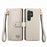 For Samsung Galaxy S24 Ultra 5G Love Zipper Lanyard Leather Phone Case(Gray)