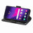For Samsung Galaxy S24 Ultra 5G CaseNeo Splicing Dual Magnetic Buckle Leather Phone Case(Black)