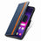 For Samsung Galaxy S24 Ultra 5G CaseNeo Splicing Dual Magnetic Buckle Leather Phone Case(Blue)