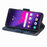 For Samsung Galaxy S24 Ultra 5G CaseNeo Splicing Dual Magnetic Buckle Leather Phone Case(Blue)