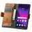 For Samsung Galaxy S24 Ultra 5G CaseNeo Splicing Dual Magnetic Buckle Leather Phone Case(Khaki)