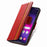 For Samsung Galaxy S24 Ultra 5G CaseNeo Splicing Dual Magnetic Buckle Leather Phone Case(Red)
