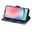 For Samsung Galaxy S23 FE 5G CaseNeo Splicing Dual Magnetic Buckle Leather Phone Case(Blue)