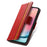 For Samsung Galaxy S24 FE 5G CaseNeo Splicing Dual Magnetic Buckle Leather Phone Case(Red)