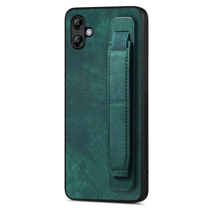 Retro Wristband Holder Leather Back Phone Case, For Samsung Galaxy S24 Ultra 5G, For Samsung Galaxy A54 5G, For Samsung Galaxy A04e, For Samsung Galaxy S23 Ultra 5G, For Samsung Galaxy S23 5G, For Samsung Galaxy A04s, For Samsung Galaxy A23������������...