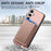 For Samsung Galaxy S24 Ultra 5G Retro Magsafe Card Bag PU Back Cover Phone Case(Pink)