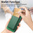 For Samsung Galaxy S24 Ultra 5G Retro Magsafe Card Bag PU Back Cover Phone Case(Green)