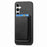 For Samsung Galaxy S24 Ultra 5G Retro Magsafe Card Bag PU Back Cover Phone Case(Black)