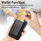 For Samsung Galaxy S24 Ultra 5G Retro Magsafe Card Bag PU Back Cover Phone Case(Black)