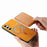 For Samsung Galaxy S24 Ultra 5G Retro Magsafe Card Bag PU Back Cover Phone Case(Yellow)
