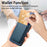 For Samsung Galaxy S24 Ultra 5G Retro Magsafe Card Bag PU Back Cover Phone Case(Blue)