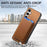For Samsung Galaxy S24+ 5G Retro Magsafe Card Bag PU Back Cover Phone Case(Brown)