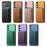 For Samsung Galaxy S24 FE 5G Retro Magsafe Card Bag PU Back Cover Phone Case(Yellow)