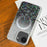 For iPhone 16e Gradient Glitter Starry MagSafe Phone Case(Gradient Black)