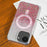 For iPhone 16e Gradient Glitter Starry MagSafe Phone Case(Gradient  Pink)