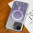 For iPhone 16e Gradient Glitter Starry MagSafe Phone Case(Gradient Purple)