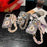For iPhone 16 Pro Max Handmade Diamond Purple Gemstone Scarf Bracelet PC Phone Case(Black)