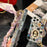 For iPhone 16 Pro Max Handmade Diamond Purple Gemstone Scarf Bracelet PC Phone Case(Pink)