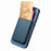 For iPhone 17 Retro Magsafe Card Bag PU Back Cover Phone Case(Blue)