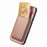 For iPhone 17 Retro Magsafe Card Bag PU Back Cover Phone Case(Pink)