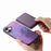 For iPhone 17 Retro Magsafe Card Bag PU Back Cover Phone Case(Purple)