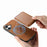 For iPhone 17 Retro Magsafe Card Bag PU Back Cover Phone Case(Brown)