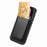 For iPhone 17 Retro Magsafe Card Bag PU Back Cover Phone Case(Black)