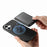 For iPhone 17 Retro Magsafe Card Bag PU Back Cover Phone Case(Black)