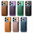For iPhone 17 Retro Magsafe Card Bag PU Back Cover Phone Case(Pink)