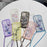 For iPhone 16 Pro Crossbody Wave Edge Butterfly TPU Phone Case(White)