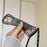 For iPhone 16 Pro Crossbody Wave Edge Butterfly TPU Phone Case(White)