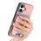 For iPhone 17 Retro Cross Leather Card Bag MagSafe Phone Case(Pink)