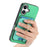 For iPhone 17 Retro Cross Leather Card Bag MagSafe Phone Case(Green)