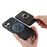 For iPhone 17 Retro Cross Leather Card Bag MagSafe Phone Case(Black)