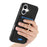 For iPhone 17 Retro Cross Leather Card Bag MagSafe Phone Case(Black)