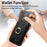 For iPhone 17 Retro Cross Leather Card Bag MagSafe Phone Case(Black)