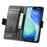 For iPhone 17 CaseNeo Splicing Dual Magnetic Buckle Leather Phone Case(Black)