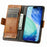 For iPhone 17 CaseNeo Splicing Dual Magnetic Buckle Leather Phone Case(Khaki)