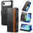 For iPhone Air CaseNeo Splicing Dual Magnetic Buckle Leather Phone Case(Black)