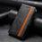 For iPhone Air CaseNeo Splicing Dual Magnetic Buckle Leather Phone Case(Black)