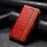 For iPhone Air CaseNeo Splicing Dual Magnetic Buckle Leather Phone Case(Red)