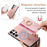 For Samsung Galaxy S24 Ultra 5G Retro Cross Leather Ring Horizontal Insert Card Bag MagSafe Phone Case(Pink)