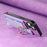 For Samsung Galaxy S24 Ultra 5G Retro Cross Leather Ring Horizontal Insert Card Bag MagSafe Phone Case(Purple)