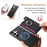 For Samsung Galaxy S24 Ultra 5G Retro Cross Leather Ring Horizontal Insert Card Bag MagSafe Phone Case(Black)
