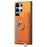 For Samsung Galaxy S24 Ultra 5G Retro Cross Leather Ring Horizontal Insert Card Bag MagSafe Phone Case(Yellow)